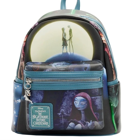 Loungefly The Nightmare Before Christmas Final Frame Mini Backpack‎ and Wallet main image 6